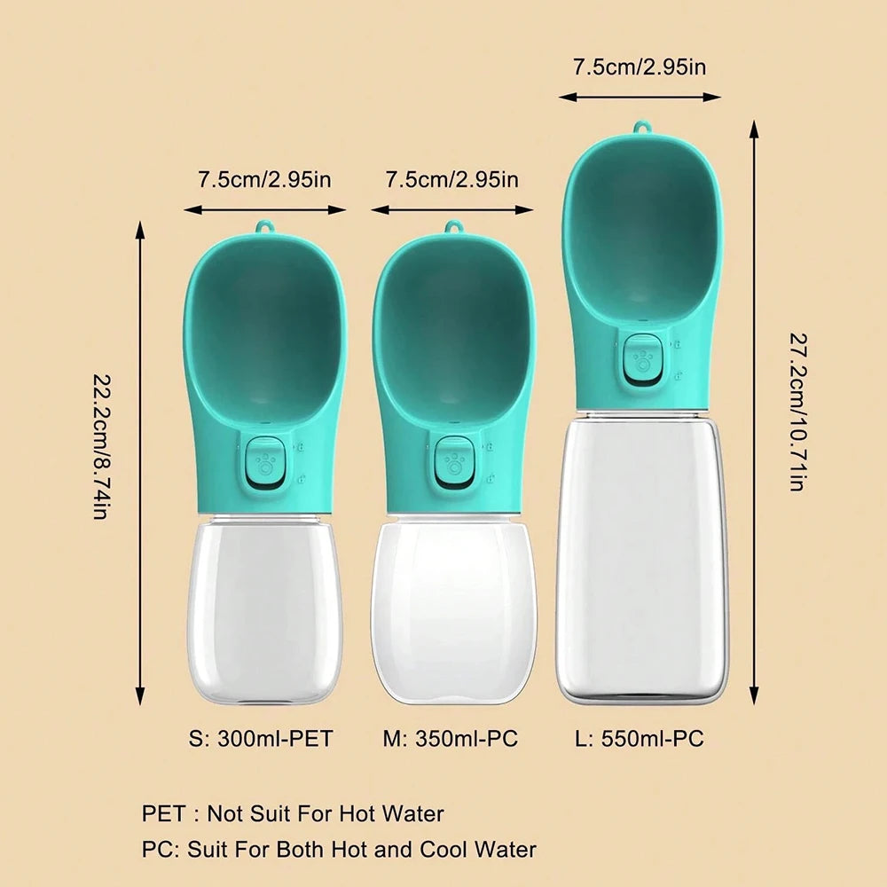 Gourde portable pour chien – Anti-fuite | CompagnonShop